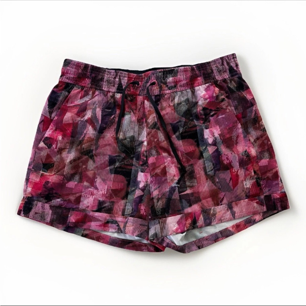 Women's Lululemon Spring Break Away Short 3" Shorts Sun Dazed Multi Pink Size 8